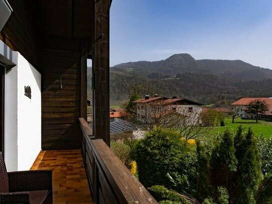 Ferienwohnung mit Niveau in der Chiemgauer Bergwelt