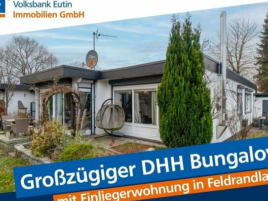 Moderne Bungalow Doppelhaushälfte mit ELW: Idylle in Schwissel, Bad Segeberg