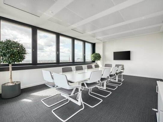 Privater Büroraum ganz auf Ihre individuellen Unternehmensbedürfnisse angepasst in Regus Mundsburg Tower