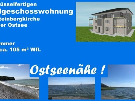 NEU ! Neubau einer schlüsselfertigen Erdgeschosswohnung in Ostseenähe!