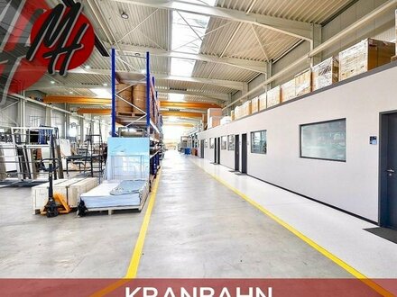 Kranbahn 5 t - Lager-/Produktion (500 m²) & Büro-/Sozial (150 m²)