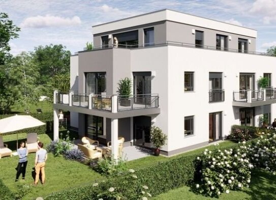 Neubau U6 - sehr ruhige Lage - 2-Zi.-Whg. + sonnigem Balkon + Lift + Tageslichtbad + Gäste-WC - KfW55-Effizienzhaus