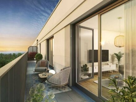 2-Zimmer-Dachgeschosswohnung mit tollem Blick ins Grüne in Milbertshofen/Am Hart