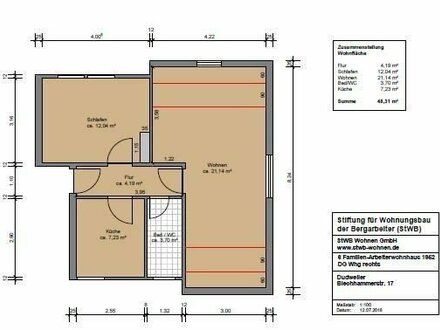 2 ZKB Single-Wohnung in Jägersfreude