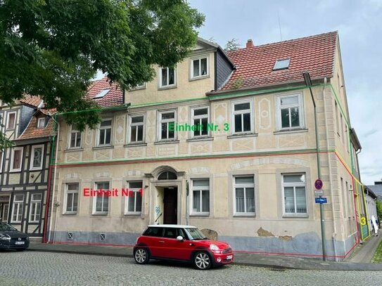 2 Eigentumswohnungen und eine Praxis-/Büroeinheit im Herzen Helmstedts