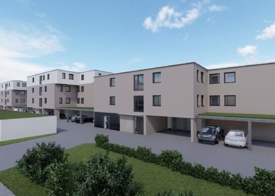 Neubau - 4-Zimmer-Whg. mit großem GARTEN-Anteil als Effizienhaus 55 EE