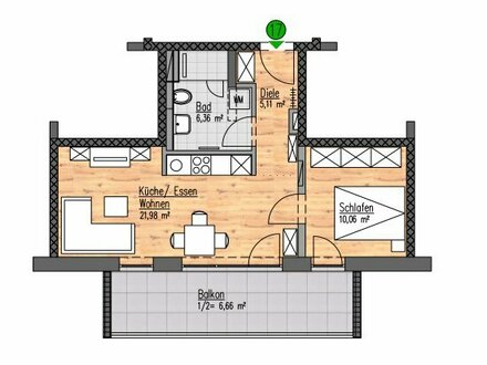 Ismaning, Wohnung 17, NEUBAU von 26 Wohnungen mit Tiefgarage