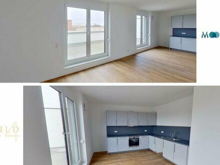 ++Modern Wohnen: Schöne 3-Zimmer-Wohnung mit riesigem Balkon und Einbauküche++
