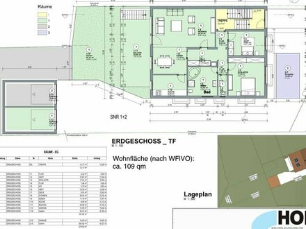 schöne Erdgeschoßwohnung mit Garage, Keller-/ und Gartenanteil