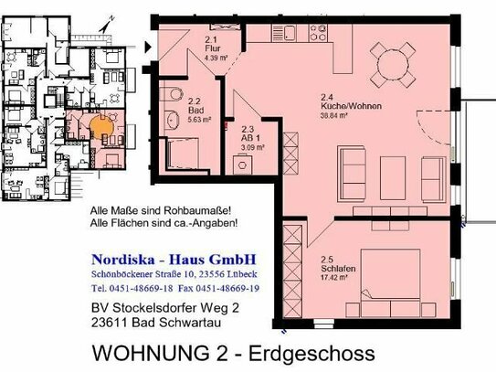 Eigentumswohnung in Bad Schwartau Beispielwohnung 2 EG