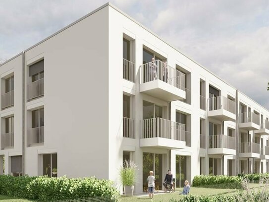 Neubau 2 Zimmerwohnung mit Terrasse und Gartenanteil inkl. Tiefgaragenstellplatz in Vöhringen provisionsfrei verkaufen