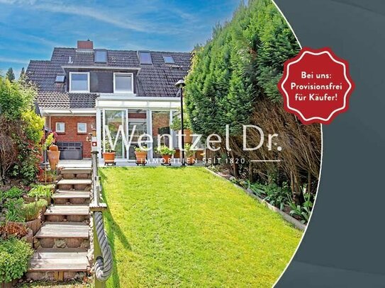 PROVISIONSFREI für Käufer - Doppelhaushälfte auf tollem Grundstück in Hamburg-Öjendorf