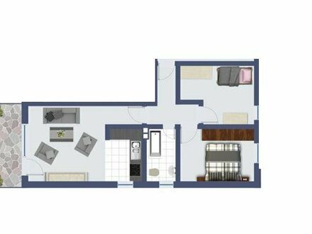 3 Zimmer Wohnung in Hanau sucht Sie als Mieter!