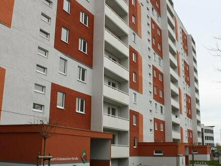 3-Raum-Wohnung im Hochhaus mit tollem Ausblick