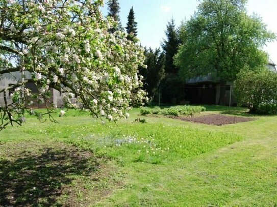 Schönes ca. 1.437 m² großes Grundstück mit Altbaubestand in ruhiger Seitenstraße, nur wenige Schritte vom Weserdeich en…