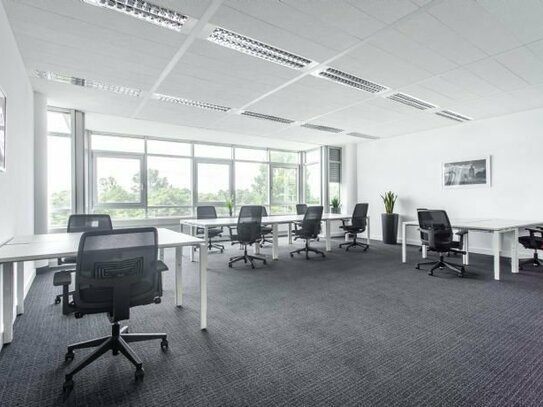 All-inclusive-Zugang zu professionellen Büroräumen für 5 Personen 30 sqm in Regus Theo & Luise