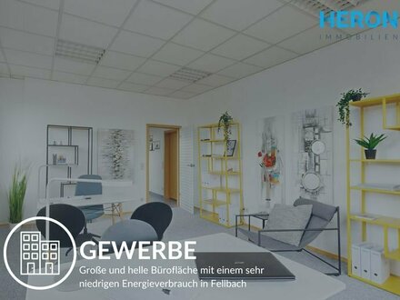 GEWERBEINHEIT - Große und helle Bürofläche mit einem sehr niedrigen Energieverbrauch in Fellbach