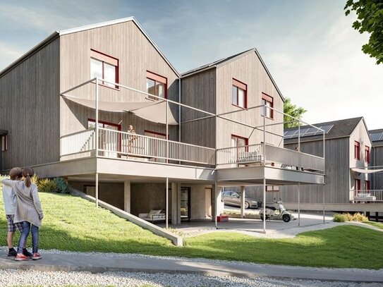 KfW 40 Neubau Doppelhaushälfte in der Natur: Ideal für Ihre Familie