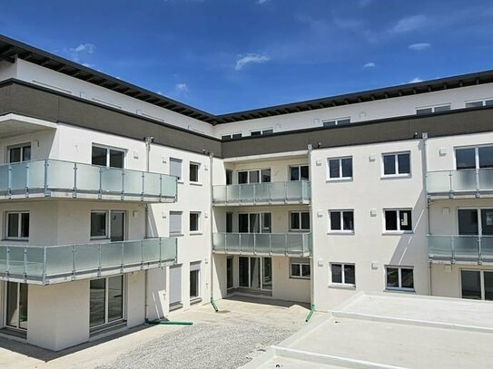 4- Zi.-Neubauwohnung im 1. OG mit Balkon im Baugebiet "Ellmosener Wies" am Ortsrand von Bad Aibling
