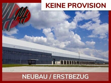 PROVISIONSFREI - LOGISTIK-NEUBAU - 100.000 m² / teilbar - viele Rampen - 12 m Höhe - JETZT INFORMIEREN