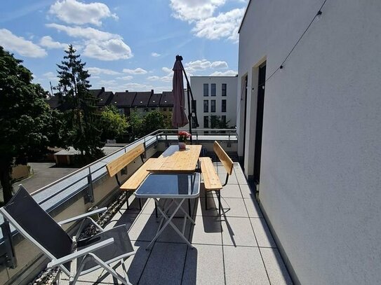 Schöne 3-Zimmer Wohnung mit großer Dachterrasse