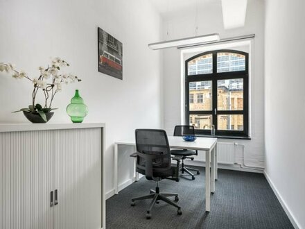 All-inclusive-Zugang zu professionellen Büroräumen für 2 Personen in Regus Leuchtenfabrik