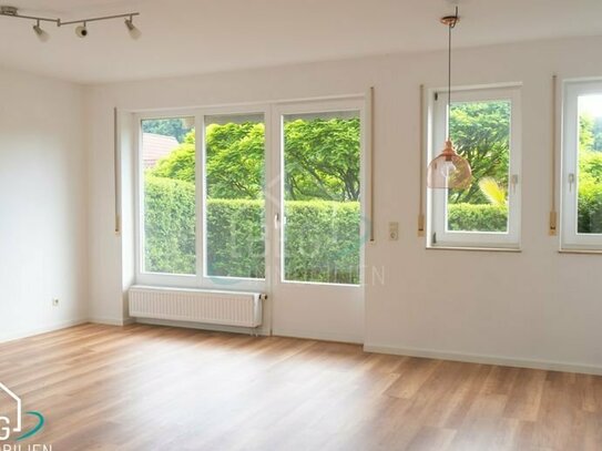 Stadtnahe Erdgeschosswohnung mit Terrasse und Garagenstellplatz in ruhiger Lage