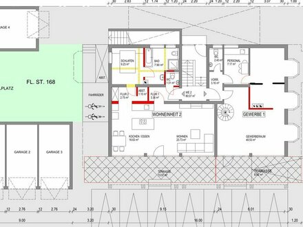 Wohnung mit großer Terasse