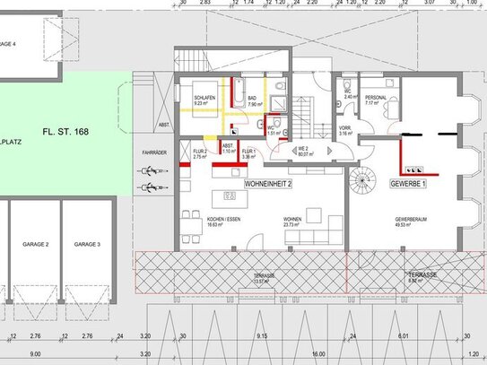 Wohnung mit großer Terasse