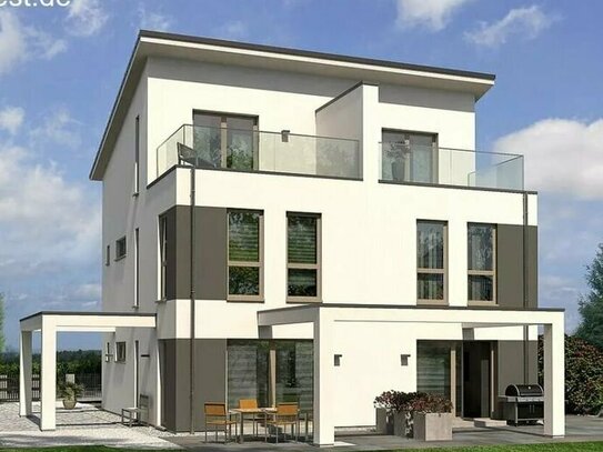 Erleben Sie auf 330m² in Dormagen-Zons außergewöhnlichen Charme in einem modernen Doppelhaus!