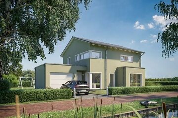 Modernes energieeffizientes Einfamilienhaus mit Festpreis-Garantie