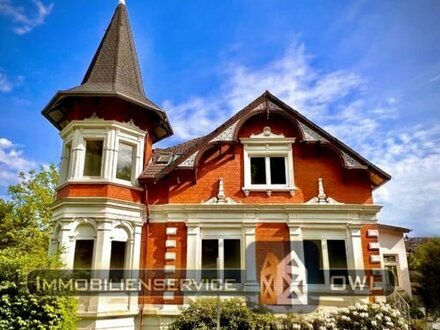 ::: Historische Villa mit Park im Zentrum von Vlotho wie aus einem Kinofilm I Mehrgenerationenhaus I Praxisflächen :::