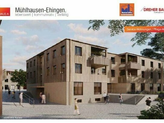 Service-Wohnungen in Mühlhausen-Ehingen - LEBENSWERT | KOMMUNIKATIV | VIELFÄLTIG - 3,5-Zimmer-Wohnung