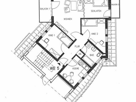 Schöne 3 Zimmerwohnung in ruhiger Wohnlage, stadtnah, WBS erforderlich