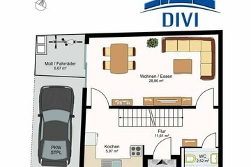 PROVISIONSFREI! Kleiner Bauplatz für ein 1-Familienhaus - Haus statt ETW - Menzingen