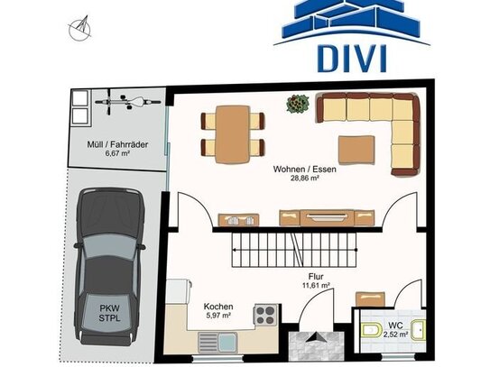 PROVISIONSFREI! Kleiner Bauplatz für ein 1-Familienhaus - Haus statt ETW - Menzingen