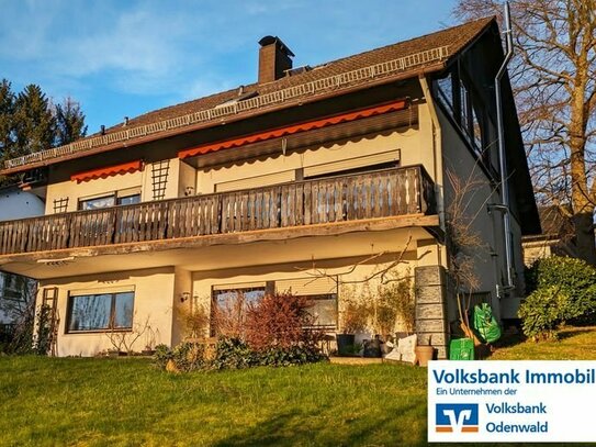 Einfamilienhaus mit großem Grundstück in ruhiger, naturnaher Lage und unverbaubarer Aussicht!