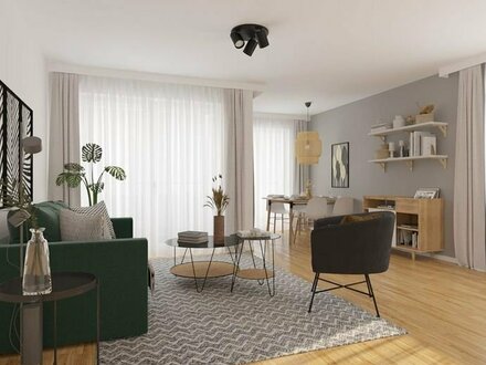 2-Zimmer-Wohnung mit moderner und offener Wohnküche