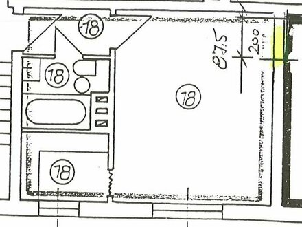 Rosa-Luxemburg-Straße 12 - Einraumwohnung