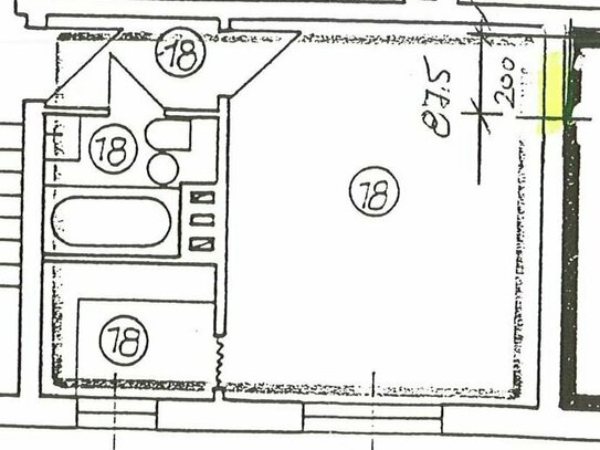 Rosa-Luxemburg-Straße 12 - Einraumwohnung