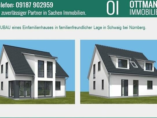 NEUBAU eines modernen Einfamilienhauses im beliebten Schwaig