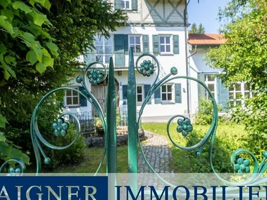 AIGNER - Liebhaberobjekt: Außergewöhnliche Villa unter Denkmalschutz in Bad Tölz