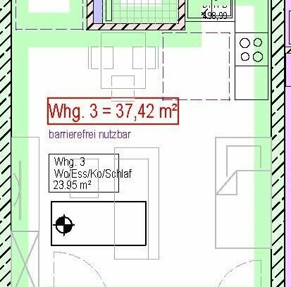 Neubau 1 Zimmerwohnung mit Terrasse und Gartenanteil inkl. Tiefgaragenstellplatz in Vöhringen provisionsfrei verkaufen.