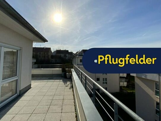 Penthouse-Wohnung mit 65 m² Dachterrasse in Möglingen