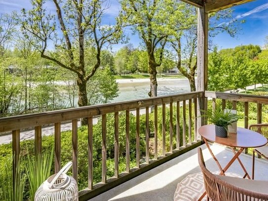 Terrassenwohnung an der Isar im Zentrum von Bad Tölz