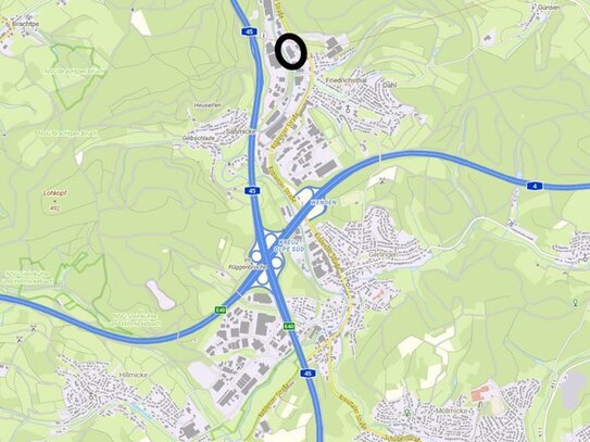 Neubau von Lager-/Service- und Verkaufsflächen in Olpe am Autobahnkreuz A 45/ A 4