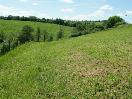 **Voll erschlossenes Baugrundstück mit Weitblick in der Eifel**