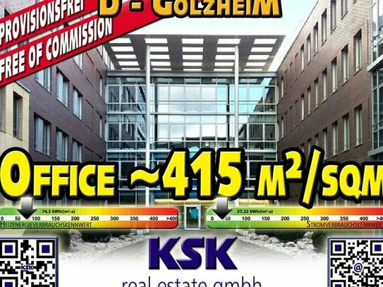 Office verkehrsgünstig, Nähe City und Messe ~415 m²/sqm Conveniently close city and fair