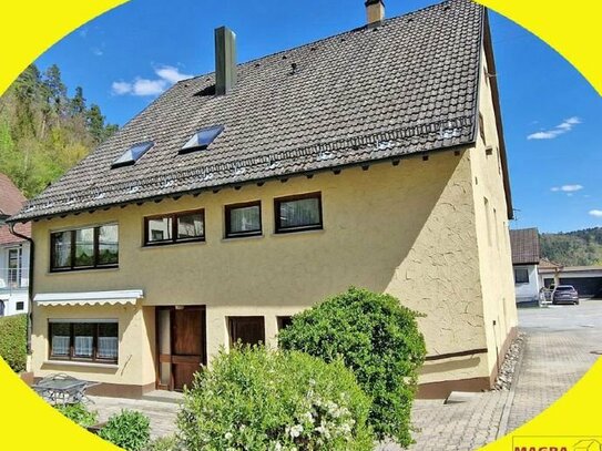 Oberndorf a.N.-Altoberndorf / Naturnah Wohnen! Ein- bis Zweifamilienhaus mit Garage