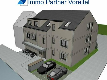 geräumige Dachgeschoss-Wohnung mit Balkon in KfW 40 Plus Neubau
